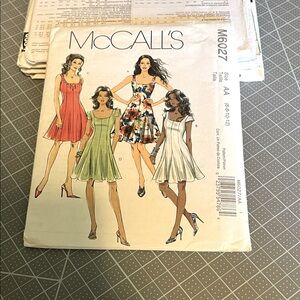 McCall M6027 Misses dress sewing pattern